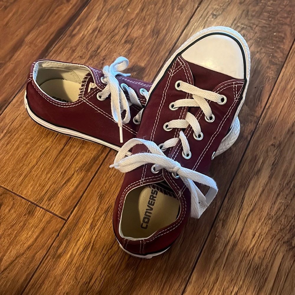 Maroon Converse
